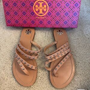 Tory Burch studded leather sandals - women’s size 6.5